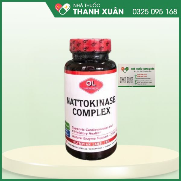 Nattokinase Complex - Hỗ trợ điều trị và phòng ngừa đột quỵ, tai biến mạch máu não